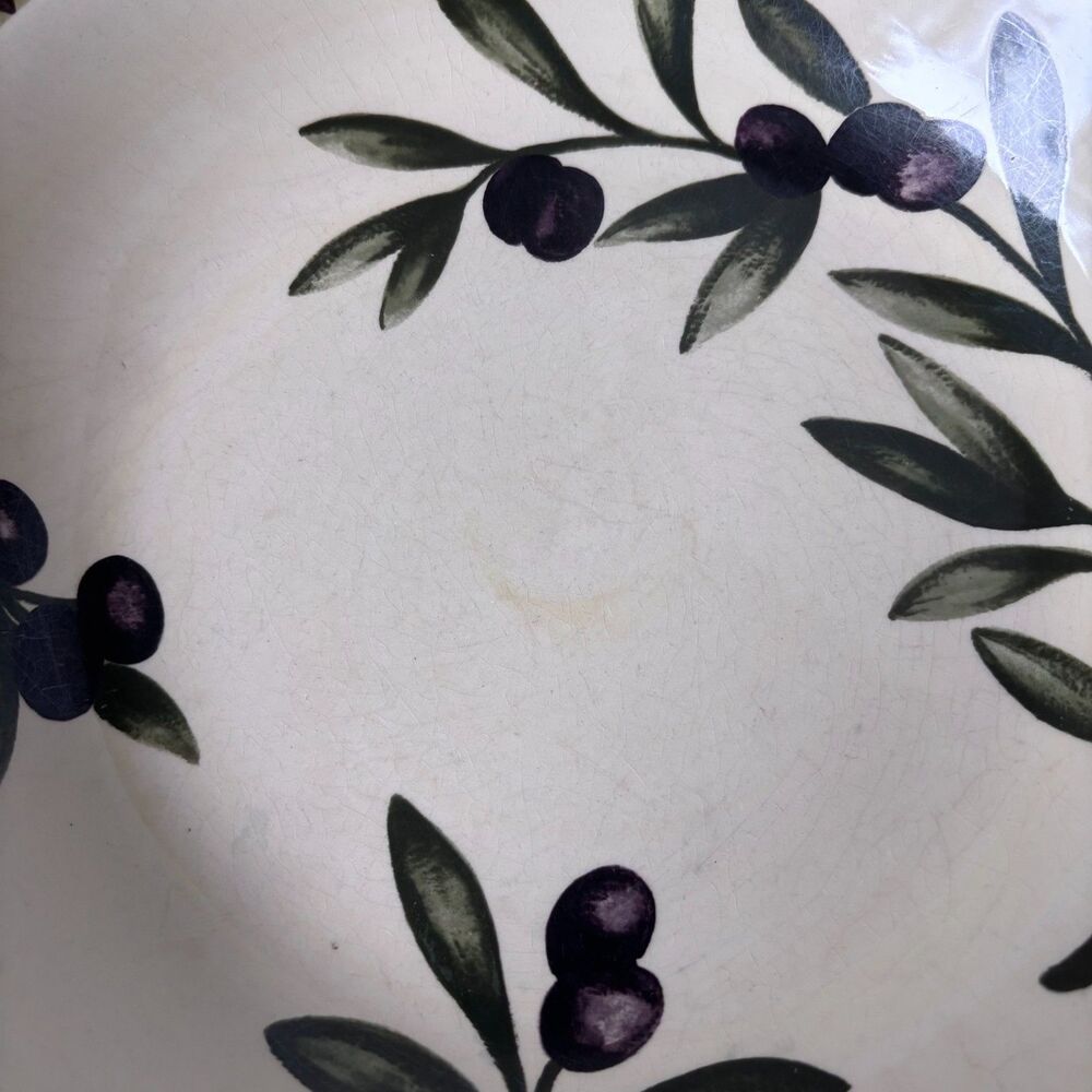 1 Williams-Sonoma Liguria Olive PASTA BOWL 9 3/8" Retired - Picture 4 of 8